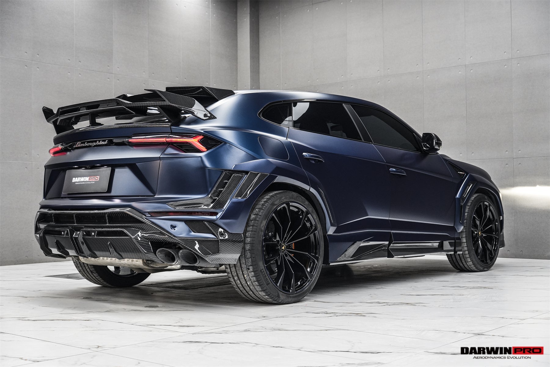 DarwinPRO 2018-2025 Lamborghini URUS BKSS Part Carbon Fiber Side Skirts | Fits URUS, S, Performante
