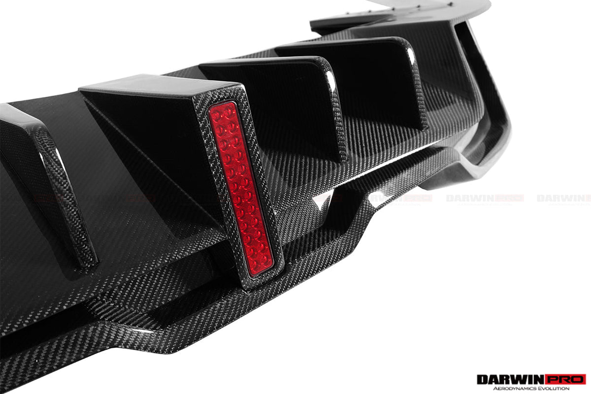 DarwinPRO 2019-2022 BMW 3 Series G20  G28 BKSS Style Carbon Fiber Rear Diffuser