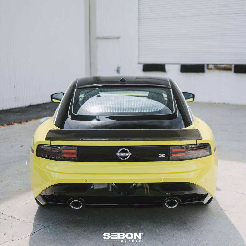 ス*ァ様 ロスト　UBER D 5.7 27ℓ CARBON WRAP Seibon OEM-Style Carbon Fiber Rear Spoiler Mitsubishi Evo X