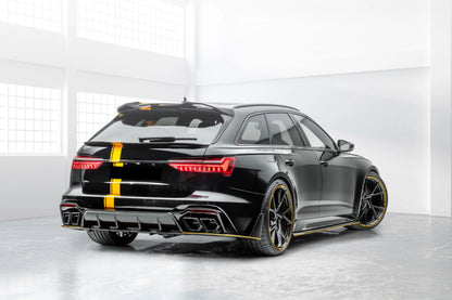 2019-2026 Audi Autoclave Carbon Fiber Roof Spoiler Extension Carbonado (MSY) Fits : RS6 C8
