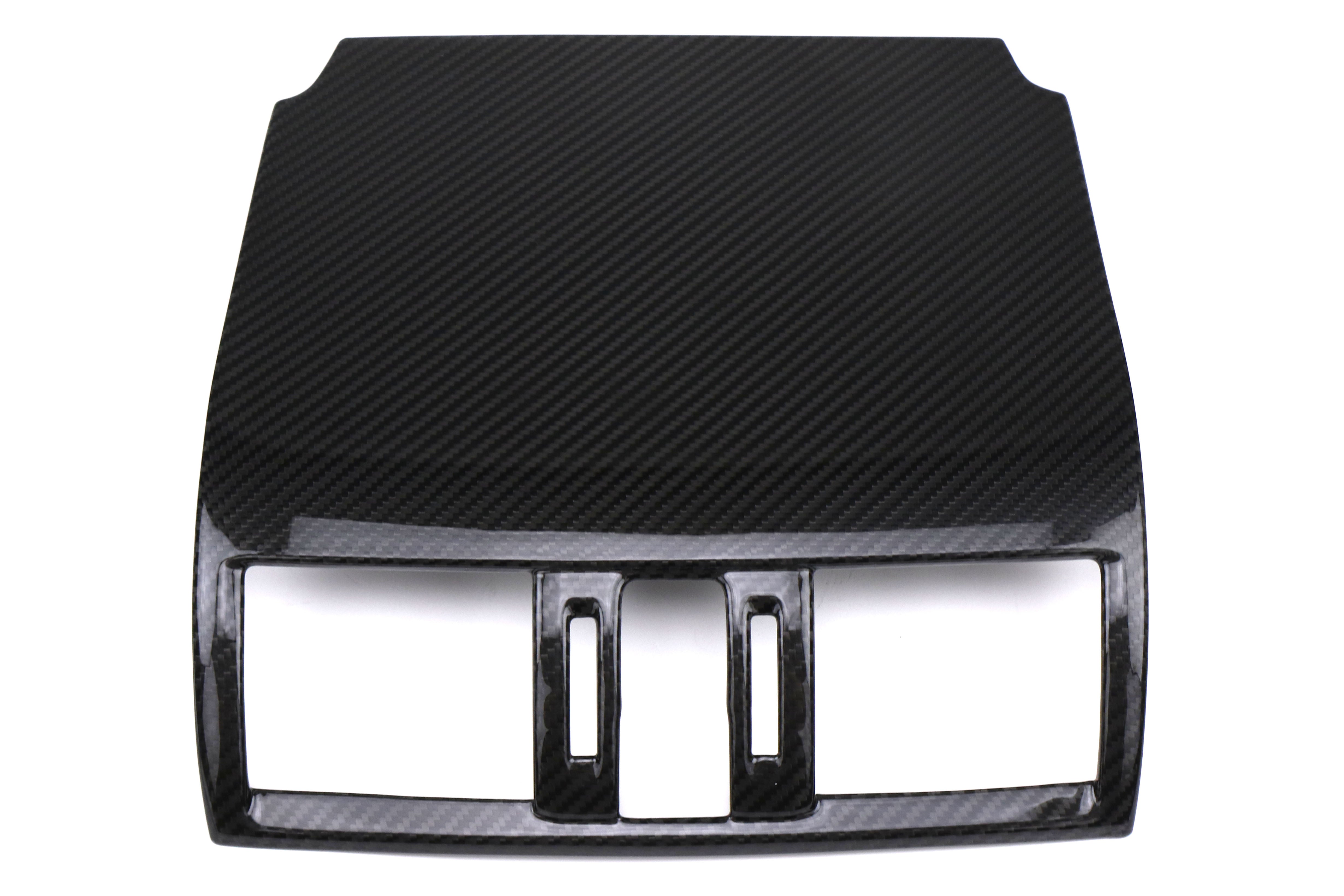 OLM LE Dry Carbon Fiber Center AC Trim Covers - 2015 Subaru WRX / STI / 2014 Forester / 2013-2014 Crosstrek - 1