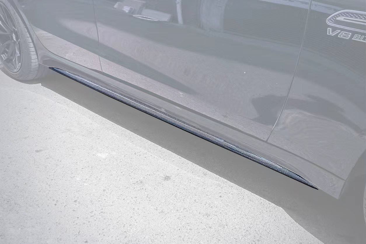 Carbonado 2019-2023 Mercedes Benz AMG GT63 S 4Door Coupe X290 OEM Style Carbon Fiber Side Skirts