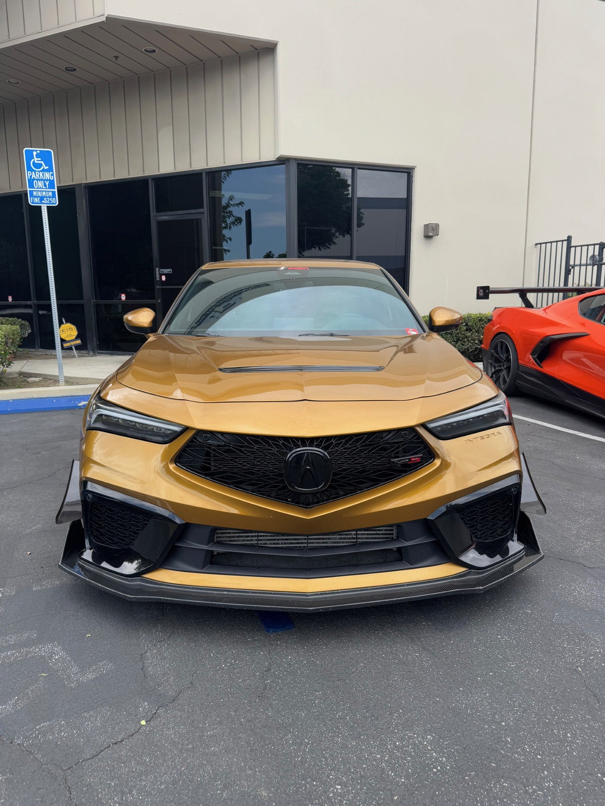 Carbon Fiber Front Bumper Canards - Acura DE5 Integra Type S (AB-924002)