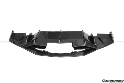 Faldón trasero de fibra de carbono estilo DM para Lamborghini Aventador LP700 Coupé Roadster Carbonado 2011-2016