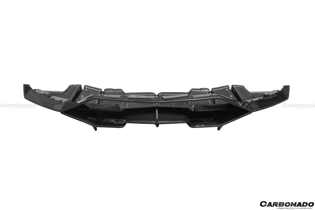 Faldón trasero de fibra de carbono estilo DM para Lamborghini Aventador LP700 Coupé Roadster Carbonado 2011-2016