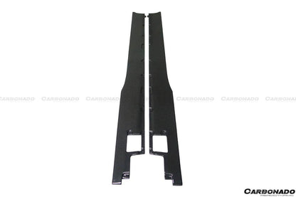 Faldones laterales de fibra de carbono estilo DM para Lamborghini Aventador LP700 Coupé Roadster Carbonado 2011-2016