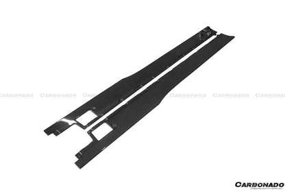 Faldones laterales de fibra de carbono estilo DM para Lamborghini Aventador LP700 Coupé Roadster Carbonado 2011-2016