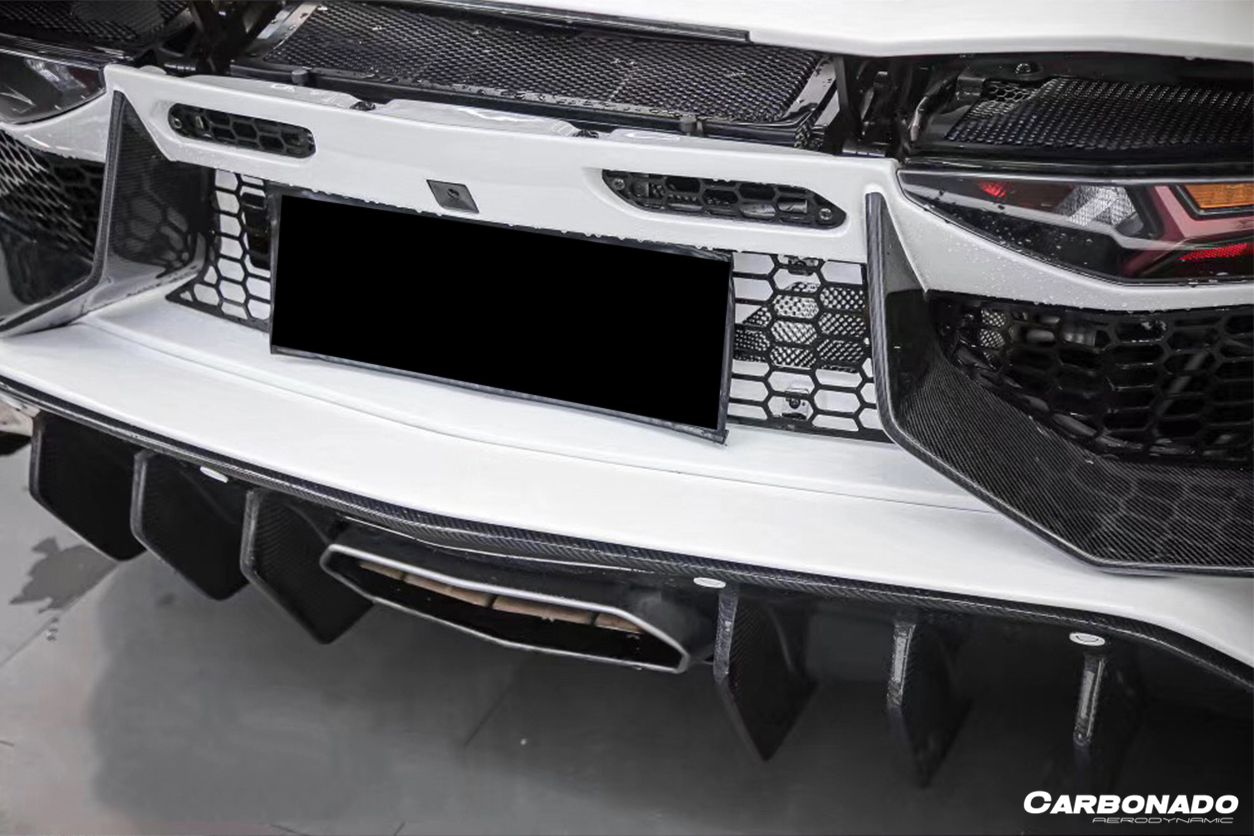 Carbonado 2011-2016 Lamborghini Aventador LP700 Coupe  Roadster SV Style Rear Bumper