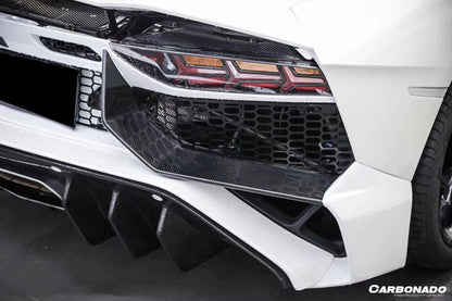 Carbonado 2011-2016 Lamborghini Aventador LP700 Coupe  Roadster SV Style Rear Bumper
