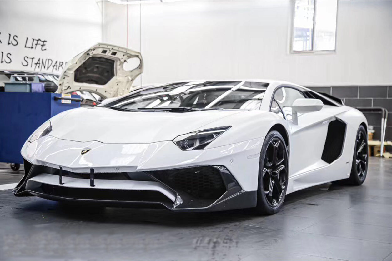 DarwinPRO 2011-2021 Lamborghini Aventador LP700 LP740 Coupe & Roadster SV Style Front Bumper