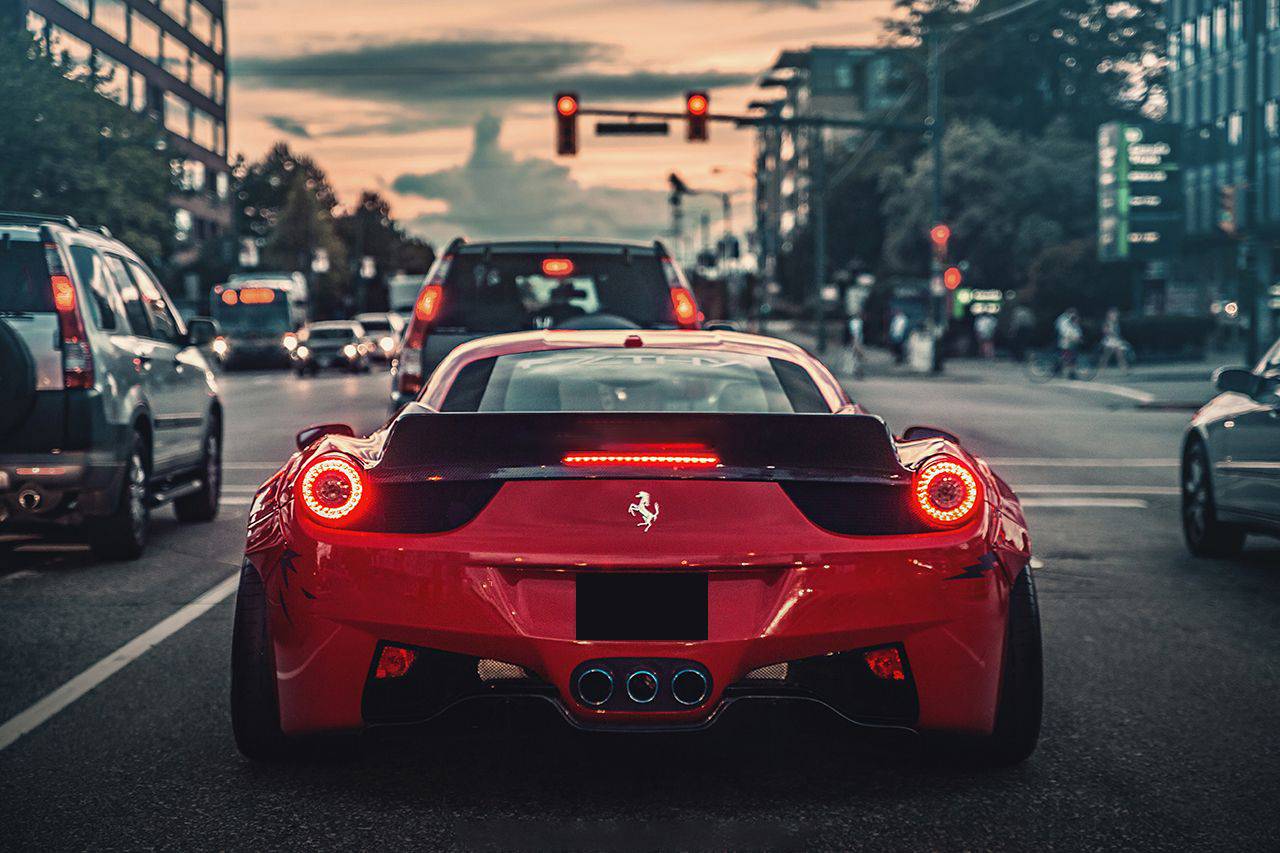 Alerón trasero para maletero estilo DE Ferrari 458 Coupé Carbonado 2010-2015