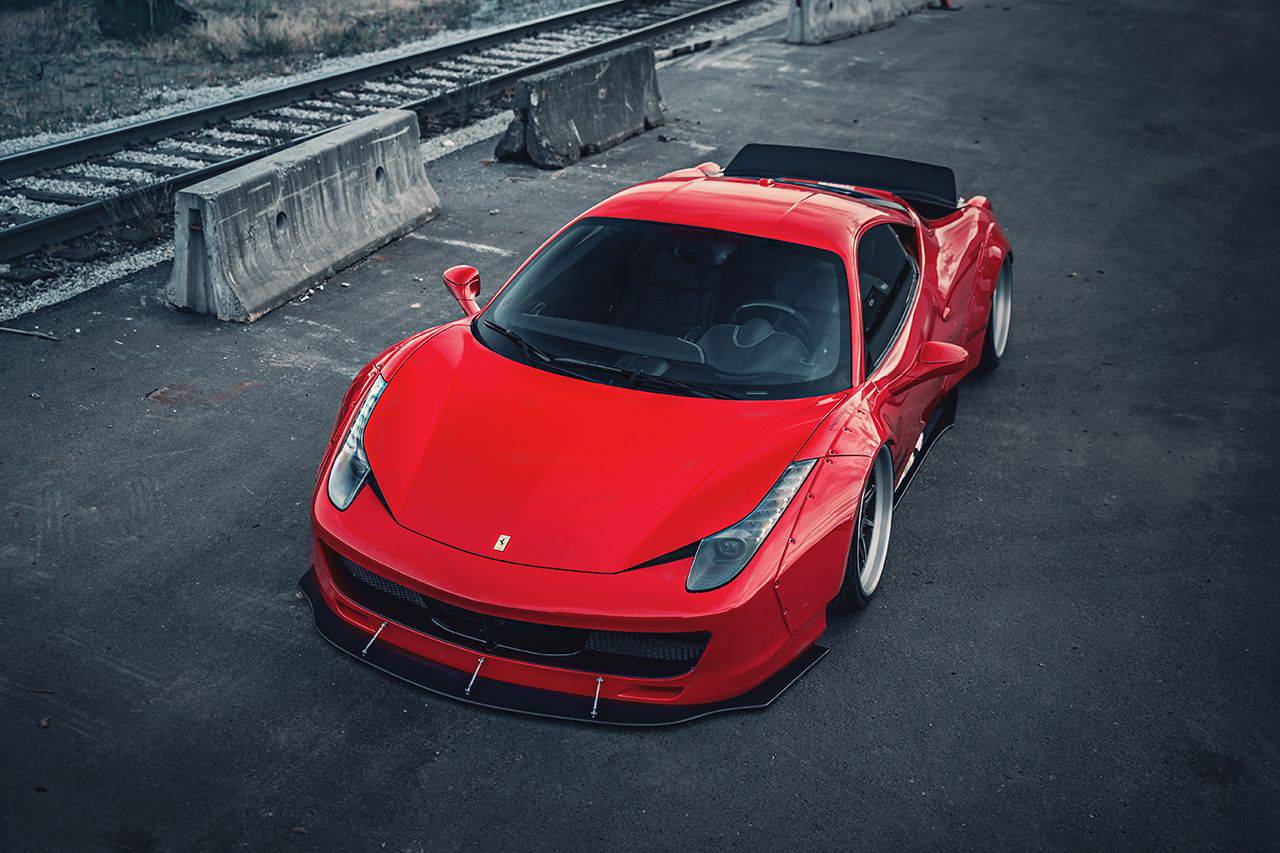 Alerón trasero para maletero estilo DE Ferrari 458 Coupé Carbonado 2010-2015