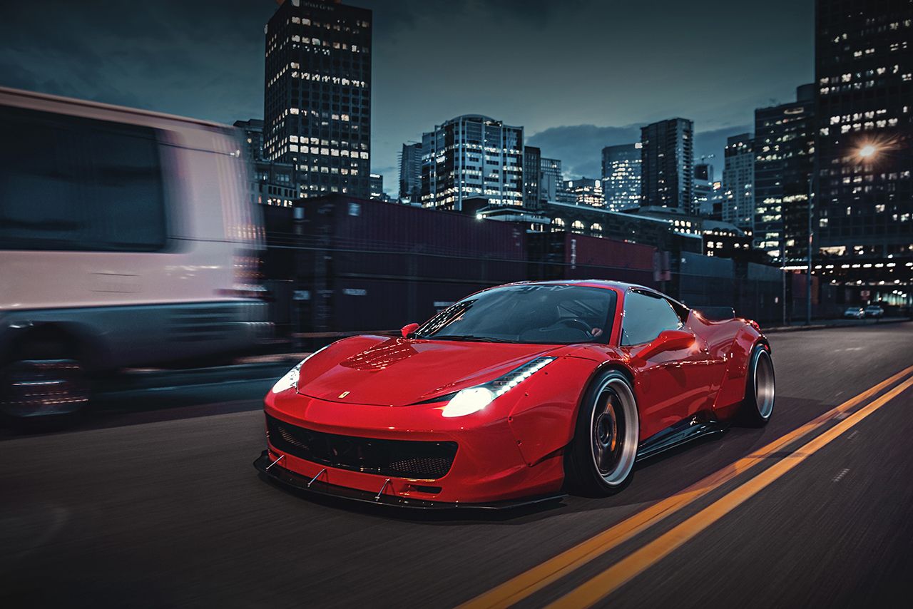 Carbonado 2010-2015 Ferrari 458 Coupe Spider DE Style Aero Full Wide Body Kit