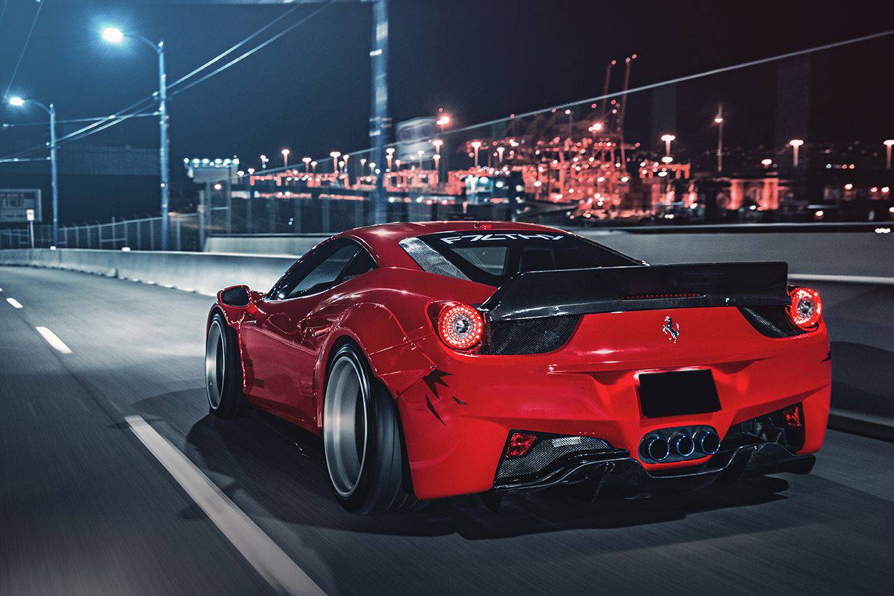 Alerón trasero para maletero estilo DE Ferrari 458 Coupé Carbonado 2010-2015