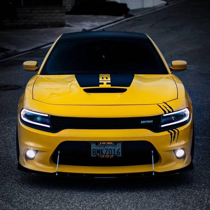 Aeroflow Dynamics Front Splitter V1 (2015-2022 Dodge Charger Scatpack/Hellcat/Daytona)