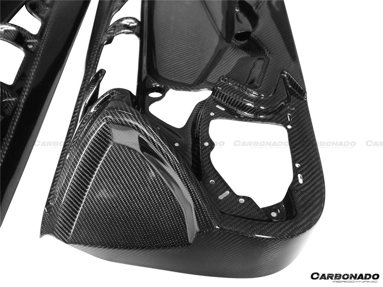 Reemplazo de puerta interior de fibra de carbono para Lamborghini Aventador LP700 LP740 Coupé Roadster Carbonado 2011-2016