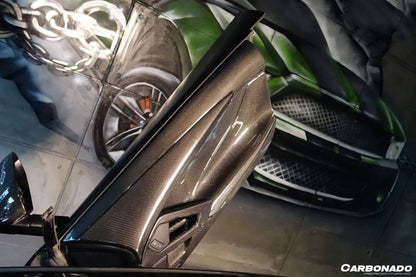 Reemplazo de puerta interior de fibra de carbono para Lamborghini Aventador LP700 LP740 Coupé Roadster Carbonado 2011-2016