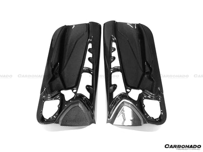 Reemplazo de puerta interior de fibra de carbono para Lamborghini Aventador LP700 LP740 Coupé Roadster Carbonado 2011-2016