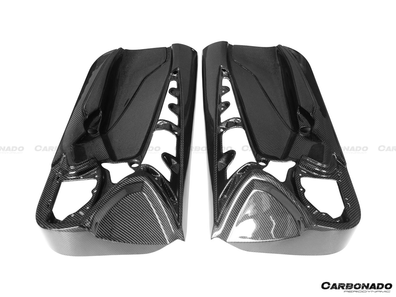 Reemplazo de puerta interior de fibra de carbono para Lamborghini Aventador LP700 LP740 Coupé Roadster Carbonado 2011-2016