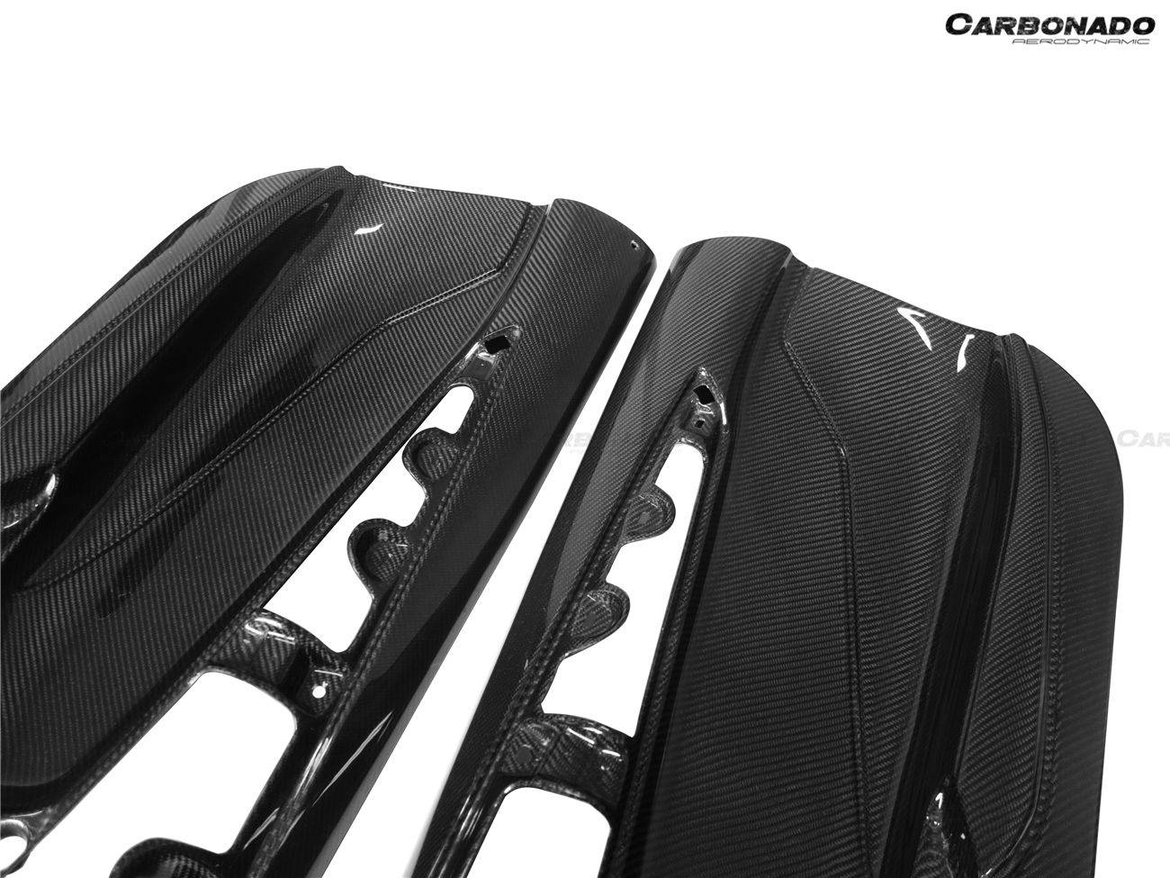 Reemplazo de puerta interior de fibra de carbono para Lamborghini Aventador LP700 LP740 Coupé Roadster Carbonado 2011-2016