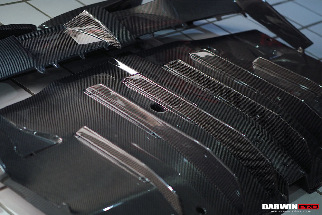 Difusor trasero de fibra de carbono DarwinPRO 2015-2021 Mercedes Benz W205 C63 S AMG Sedán IMP Performance