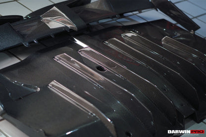 Difusor trasero de fibra de carbono DarwinPRO 2015-2021 Mercedes Benz W205 C63 S AMG Sedán IMP Performance