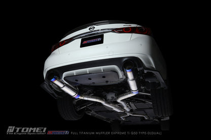 Tomei Titanium Dual Cat-Back Exhaust | 2014-2024 Infiniti Q50 (TB6090-NS21E)