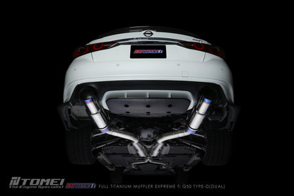 Tomei Titanium Dual Cat-Back Exhaust | 2014-2024 Infiniti Q50 (TB6090-NS21E)