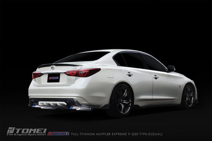 Tomei Titanium Dual Cat-Back Exhaust | 2014-2024 Infiniti Q50 (TB6090-NS21E)