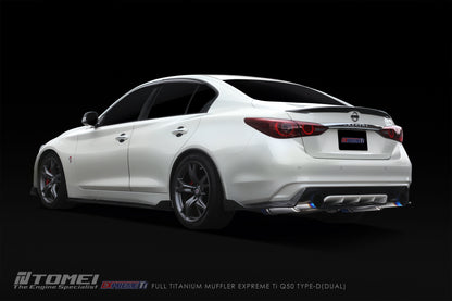 Tomei Titanium Dual Cat-Back Exhaust | 2014-2024 Infiniti Q50 (TB6090-NS21E)
