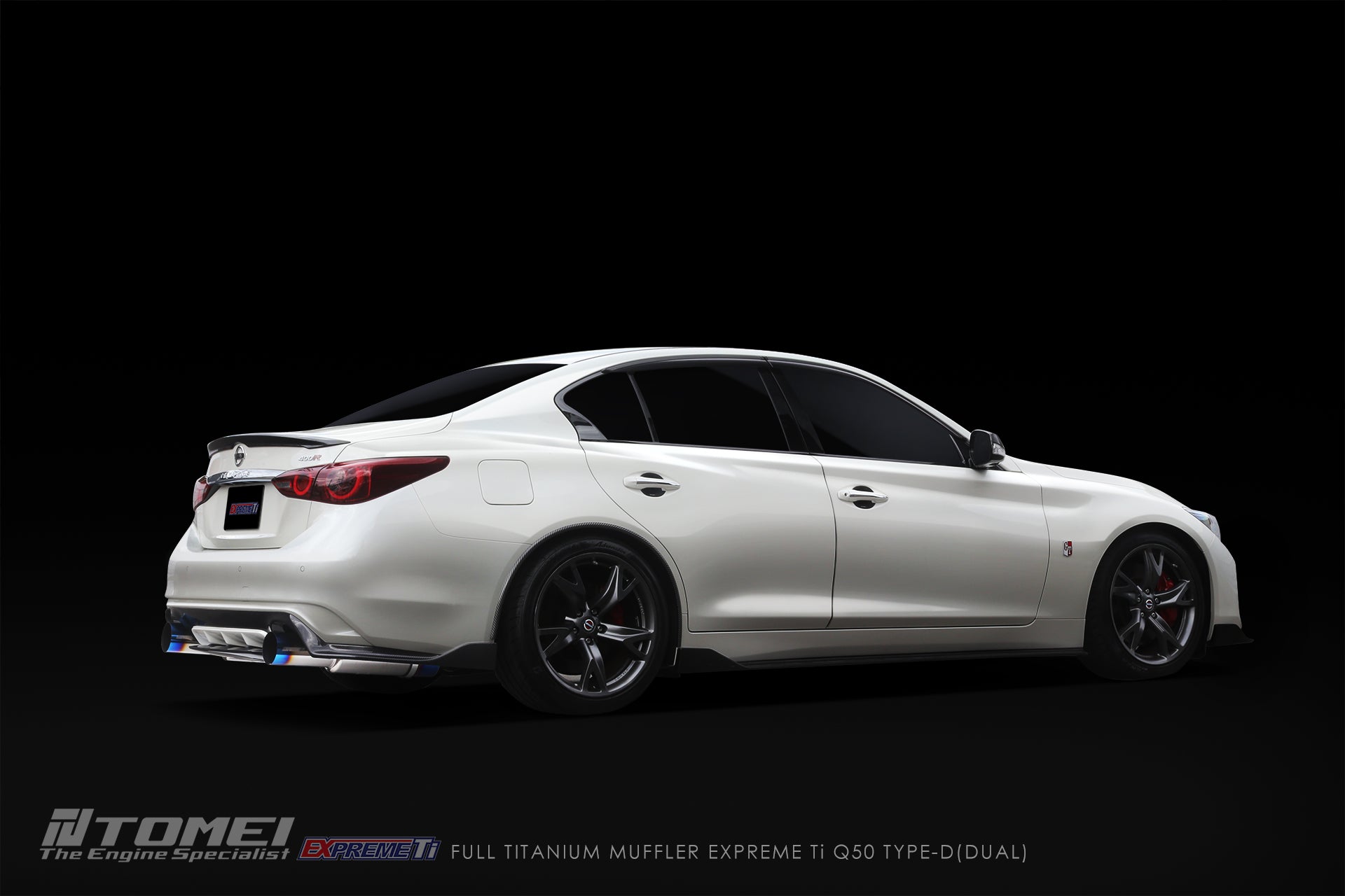 Tomei Titanium Dual Cat-Back Exhaust | 2014-2024 Infiniti Q50 (TB6090-NS21E)