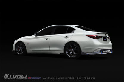 Tomei Titanium Dual Cat-Back Exhaust | 2014-2024 Infiniti Q50 (TB6090-NS21E)