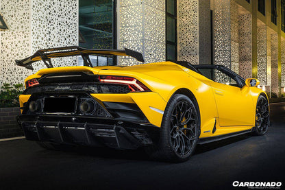 Alerón de fibra de carbono Carbonado 2015-2025 Lamborghini Huracan LP610 LP580 EVO Tecnica OD estilo