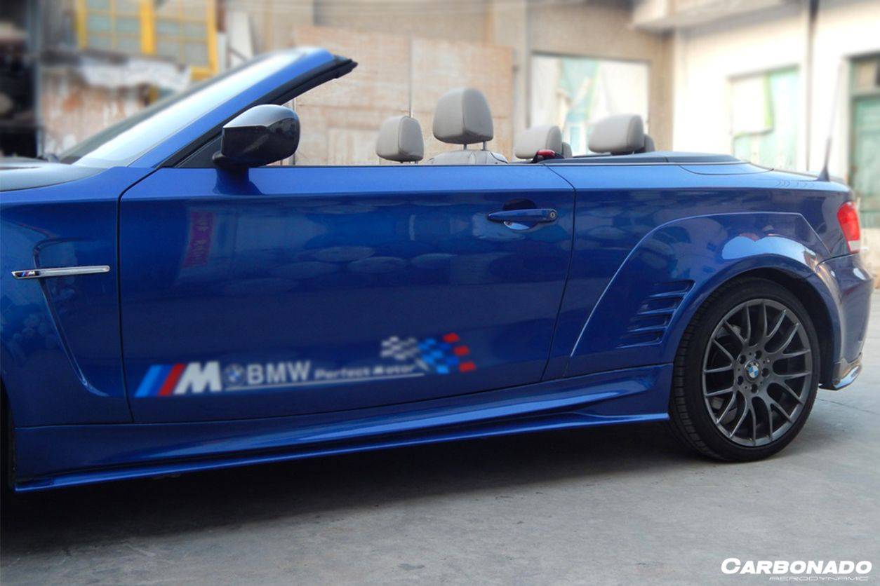 Carbonado 2008-2013 BMW E82 E88 1 Series RZ Style Side Skirts