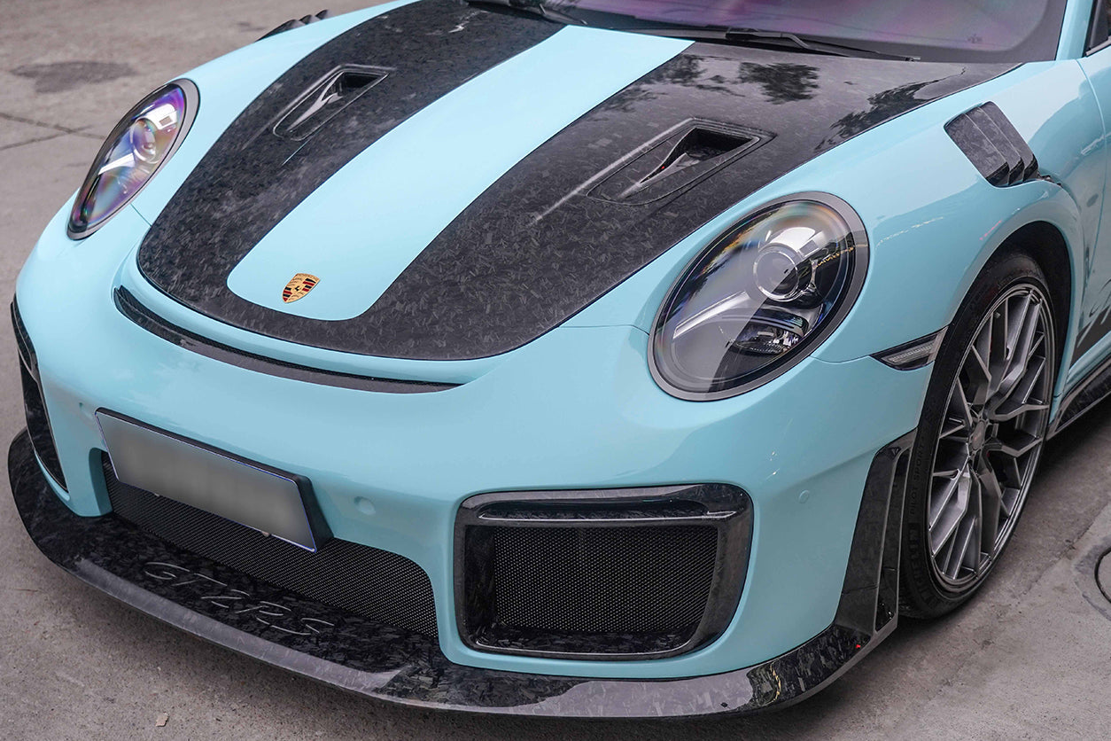 Carbonado 2013-2019 Porsche 991 Carrera    Targa S    4   4s GT2RS Style Carbon Fiber Hood