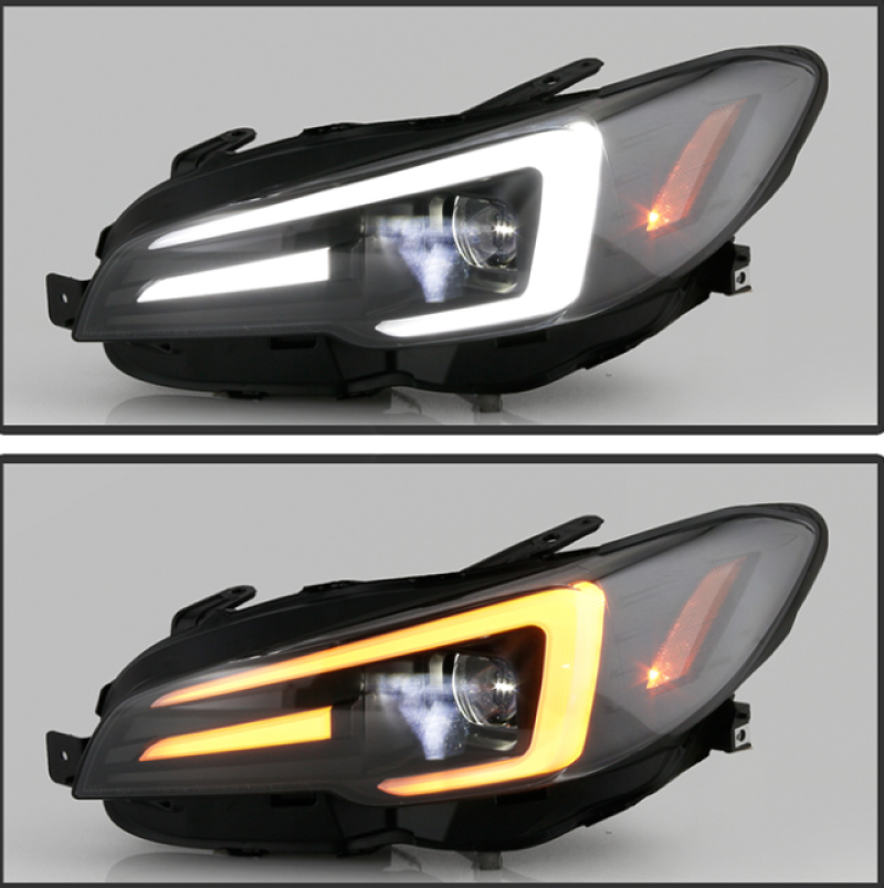 Spyder Apex Series High-Power LED Headlights (15-20 WRX/STI)