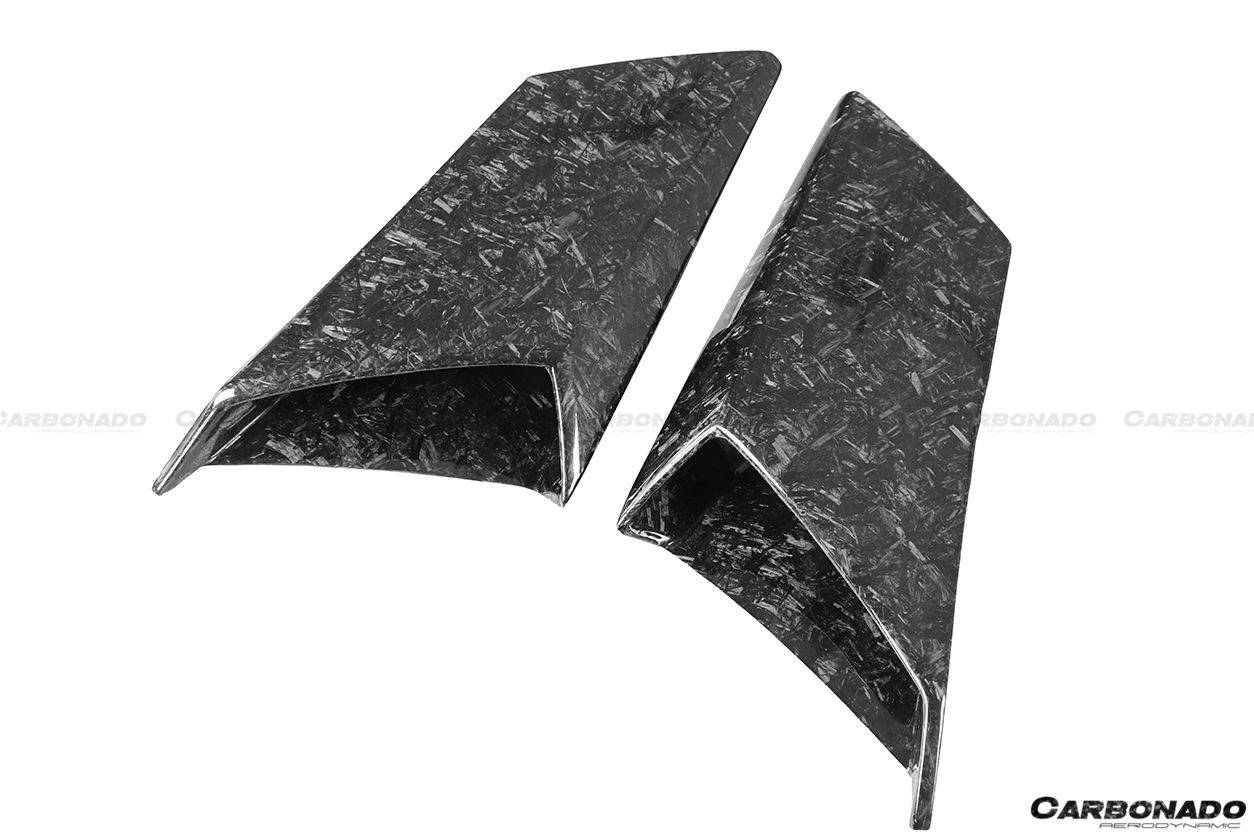 Entradas de aire de motor de fibra de carbono estilo OEM Lamborghini Aventador LP700 Coupé Carbonado 2011-2016