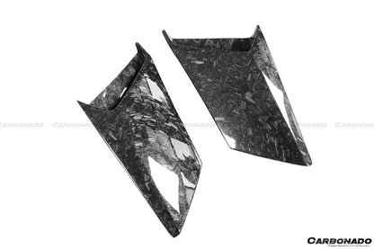 Entradas de aire de motor de fibra de carbono estilo OEM Lamborghini Aventador LP700 Coupé Carbonado 2011-2016