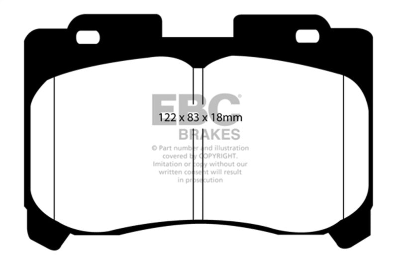 EBC Ultimax2 Brake Pads (93-98 Toyota Supra 3.0 Twin Turbo)