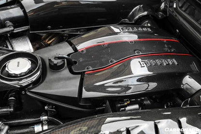 Carbonado 2015-2023 Ferrari 488 GTB Pista  F8 Dry Carbon Fiber Engine Bay Panels With Heat Protection