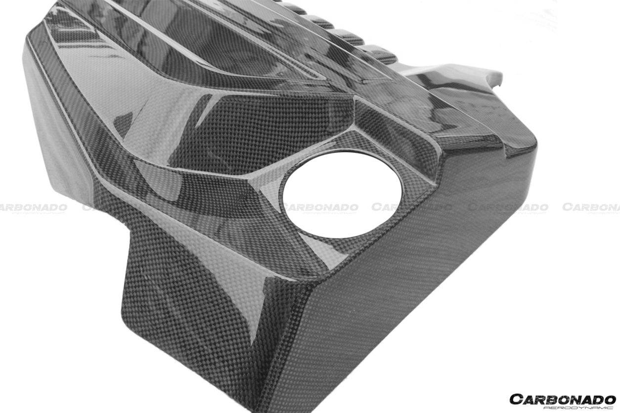 Carbonado 2010-2013 BMW 5 Series F07 OEM Style Carbon Fiber Engine Cover