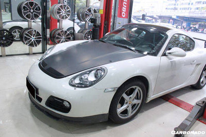 Carbonado 2009-2012 Porsche Cayman 987 EM Style Carbon Fiber Front Lip