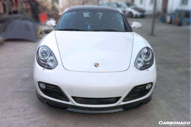 Carbonado 2009-2012 Porsche Cayman 987 EM Style Carbon Fiber Front Lip