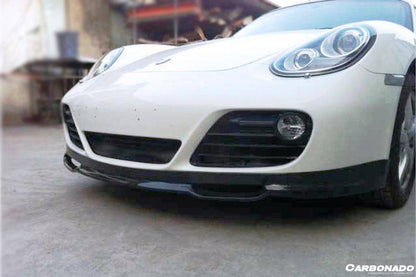Carbonado 2009-2012 Porsche Cayman 987 EM Style Carbon Fiber Front Lip