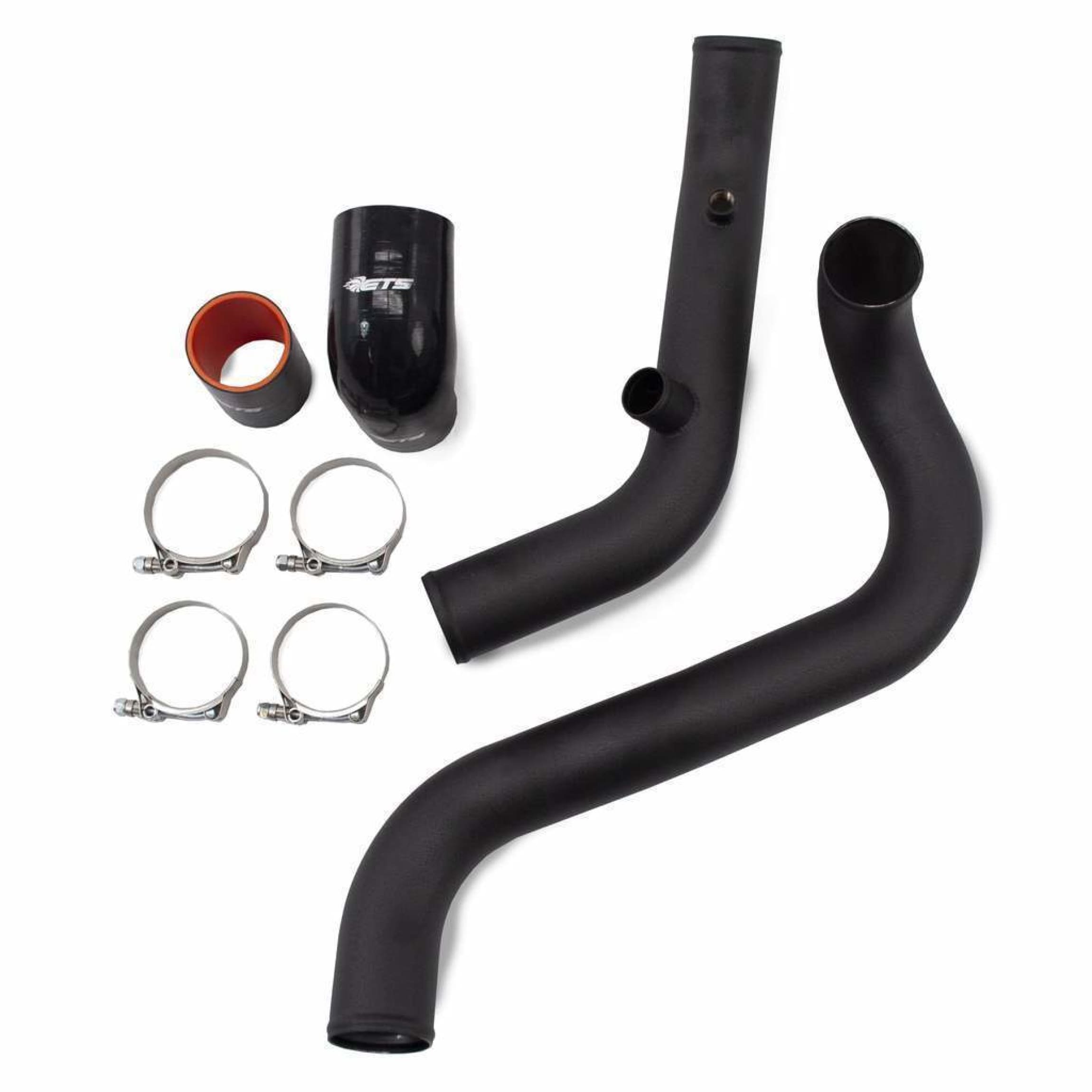 Kit de tuberías del intercooler superior ETS de 2,5" con ruta estándar (Mitsubishi Evo 8/9, 03-06) 