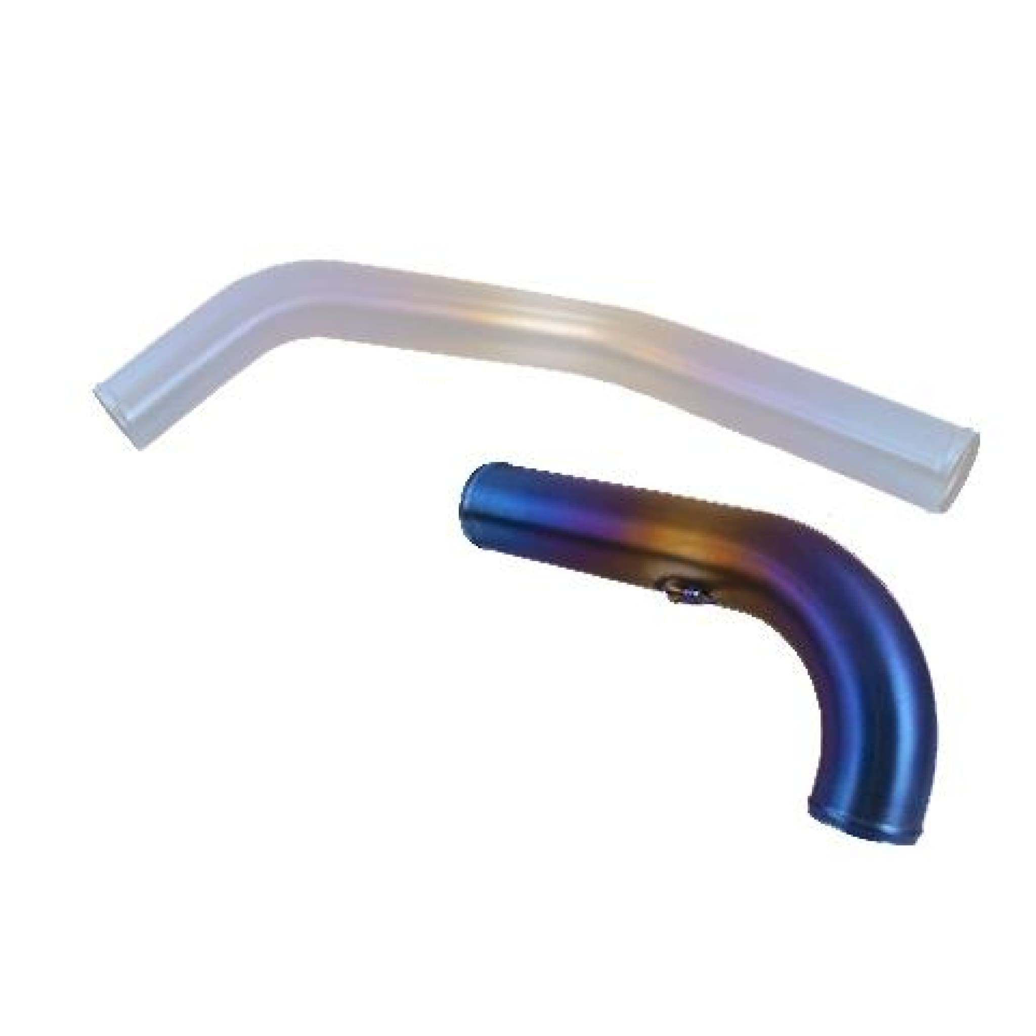 ETS Titanium Upper Front 90 Degree Pipe (08-16 Mitsubishi Evo X) - 1