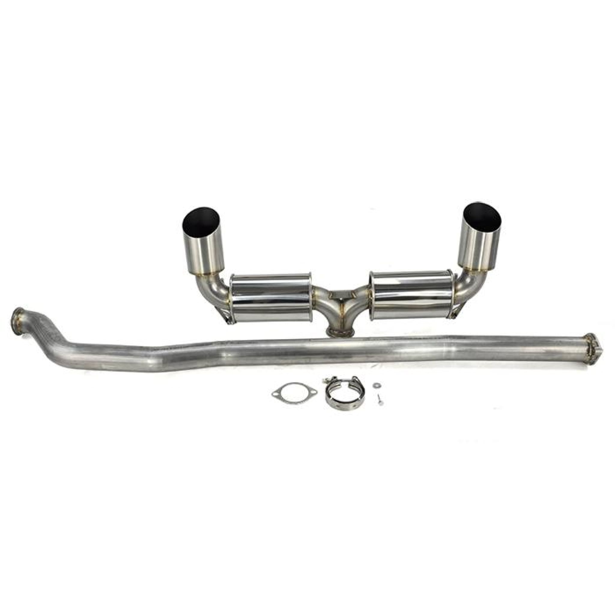 ETS 08-16 Mitsubishi Evo X V3 Dual Muffler Exhaust System (100-10-EXH-008)