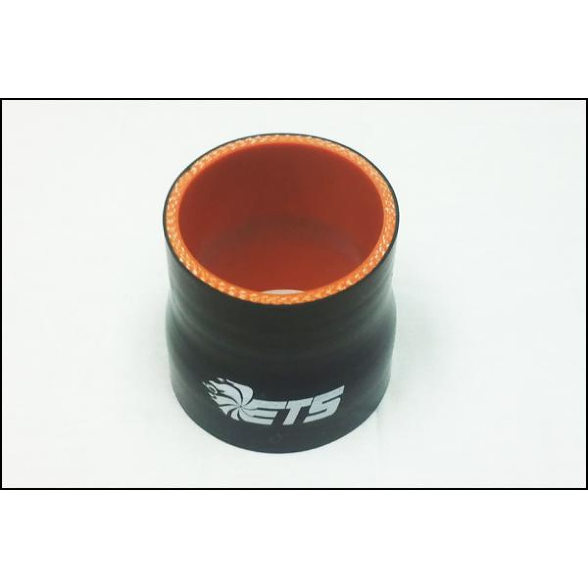 Reductor recto ETS de 3" a 4" con acoplador de silicona negra 