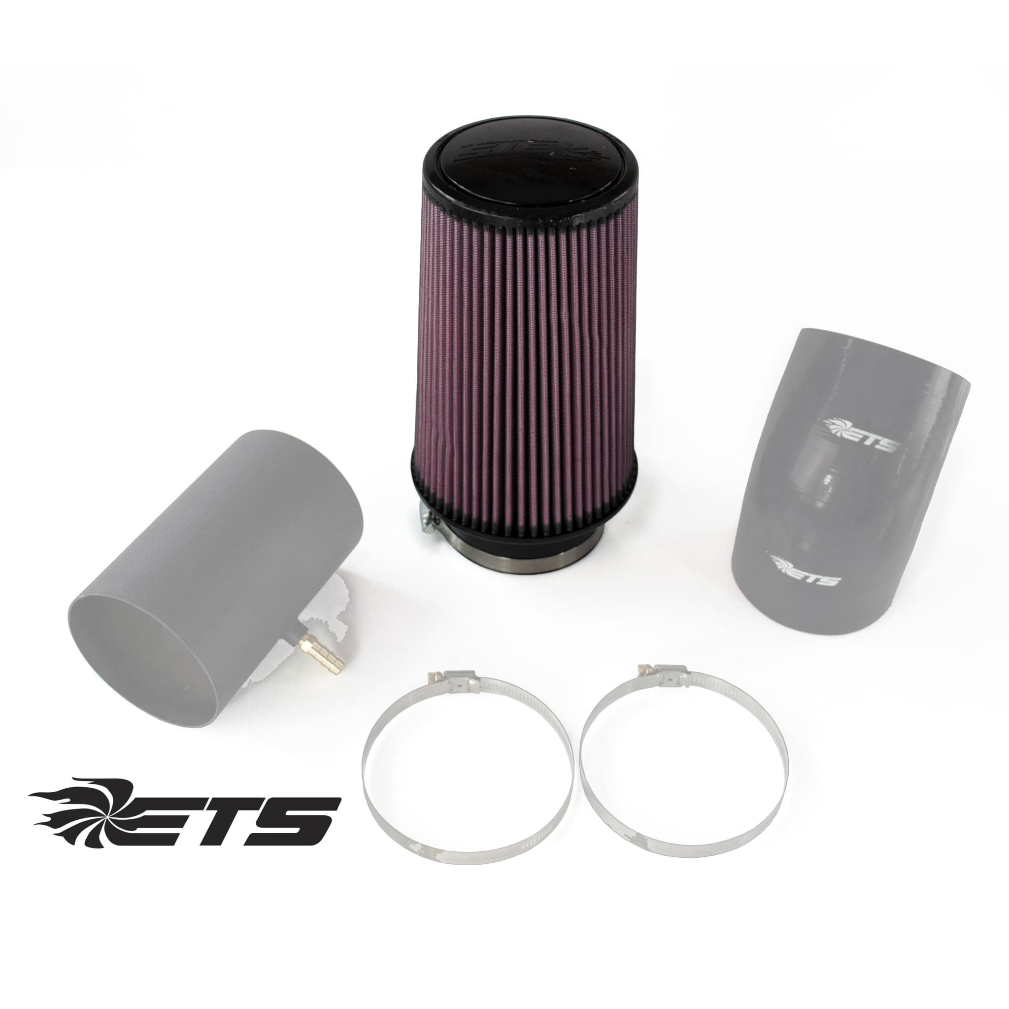 Filtro de aire de admisión del kit turbo ETS de 4" (Evolution 8/9)