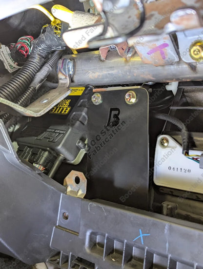 Boosted Fabrication Universal ECU Mounting Bracket | Evo 7/8/9